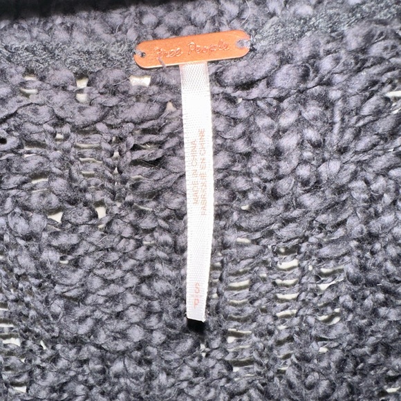 FREE PEOPLE Josephine Pullover In Charcoal Gray - Picture 9 of 9